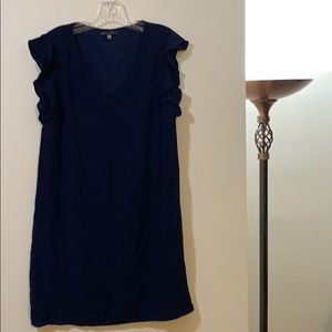 Rose and olive dress